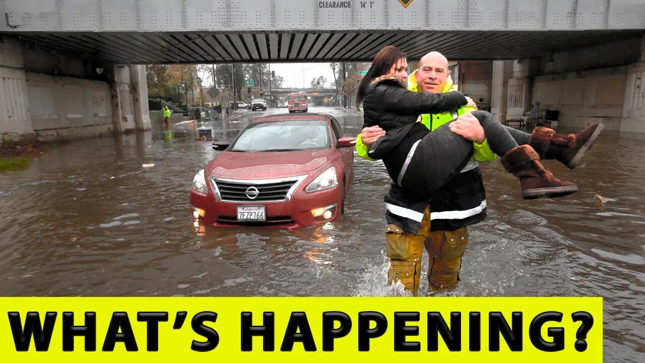 TWO DEAD as BOMB CYCLONE brings destruction to CALIFORNIA🔴CHUVA PESADA em SOCORRO🔴JANUARY 4-5, 2023.