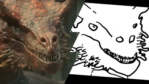 How to Draw Dragon from House of the Dragon in 1 Minute?