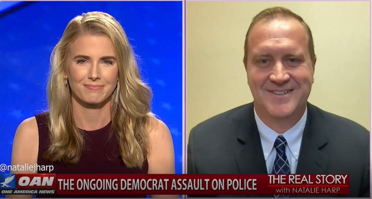 The Real Story - OAN Dems Defunding Police with Eric Schmitt