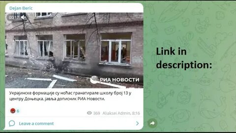 Ukrainians shelled school in center of Donetsk