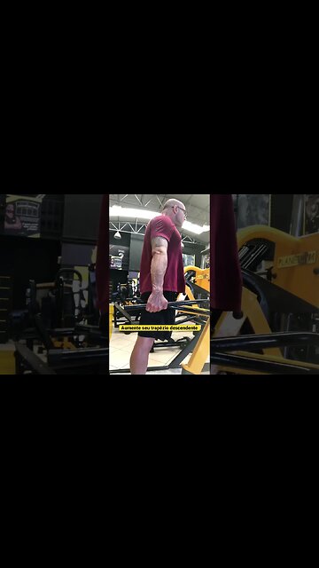 Técnica para aumentar o tamanho do seu trapézio na elevação de escápulas #shorts