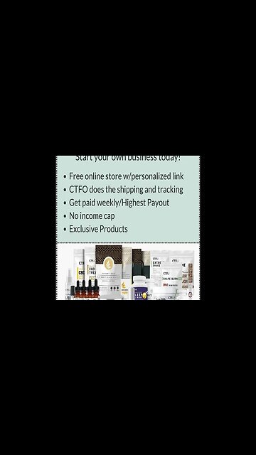 START A BUSINESS OPPORTUNITY - BUY HEALTH AND WELLNESS PRODUCTS - JOIN ME TODAY!