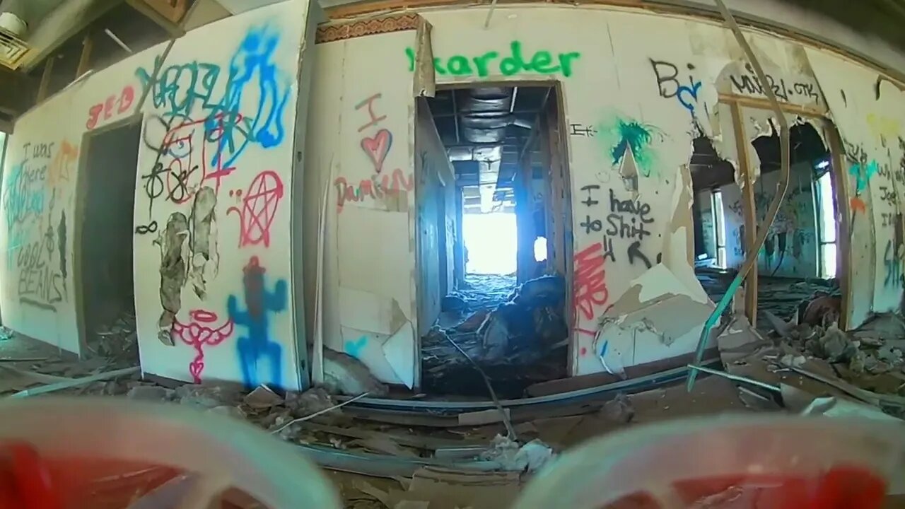 Exploring an Abandoned Office FPV