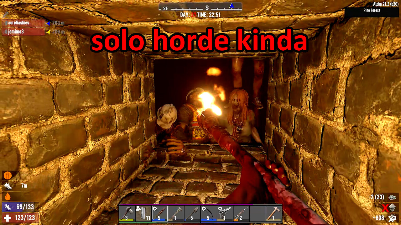 7D2D | solo ish horde | 6 1 24 p1 |with Jen and oliva| VOD|