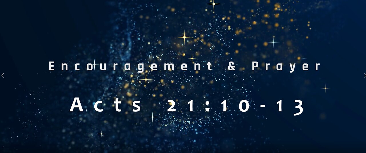 Acts 21:10-13