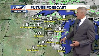 Dry air makes way for perfect Thursday