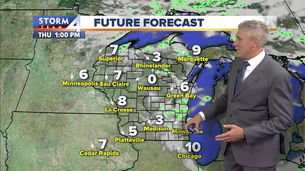 Dry air makes way for perfect Thursday