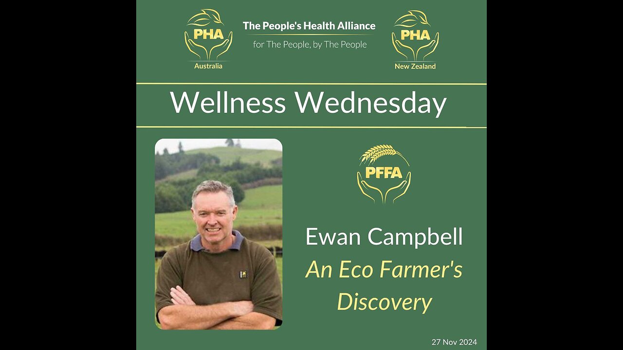 Wellness Wednesday with Ewan Campbell - An Eco Farmer's Discovery