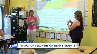 Impact of teachers on deaf students