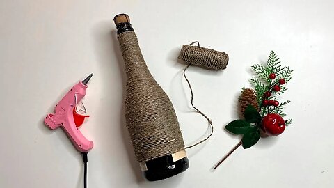 DECORATION OF A BOTTLE OF CHAMPAGNE in 10 minutes | Gifts for the New Year