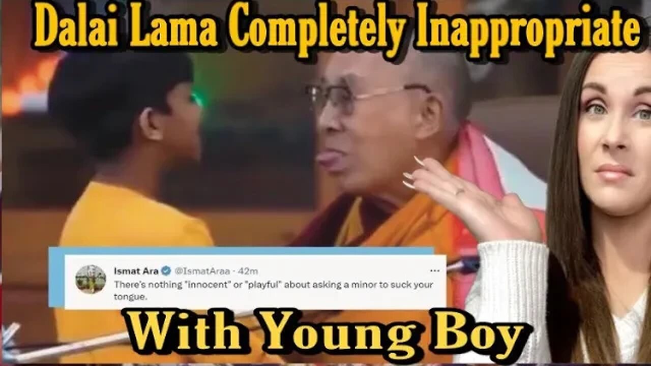 The Dalai Lama Receives Backlash After Asking Young Boy To Suck His Tongue!