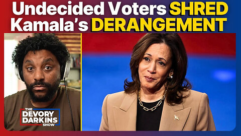 Undecided Voters SHRED Kamala's Trump DERANGEMENT