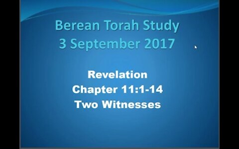 Rev 11 the two witnesses