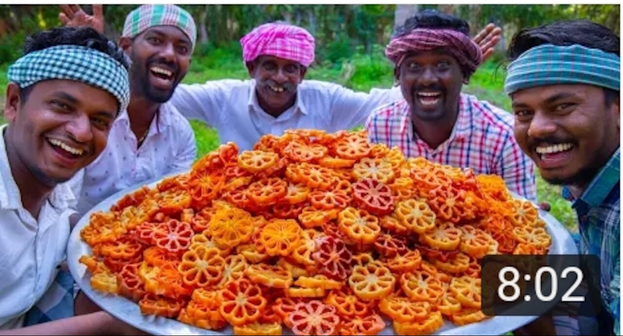 1000 ROSE COOKIES | Achu Murukku | Traditional Village Snacks Recipe | Achappam Cooking in Village