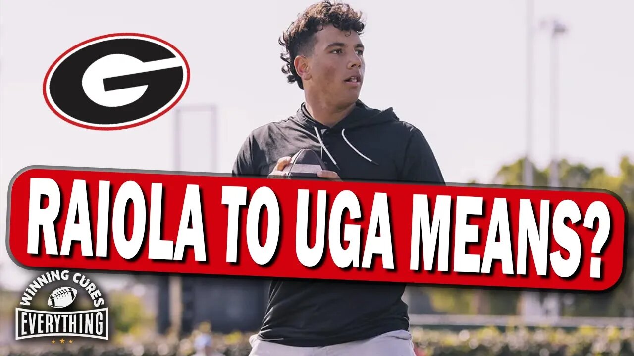 Georgia Lands #1 QB: What Dylan Raiola means for Dawgs!