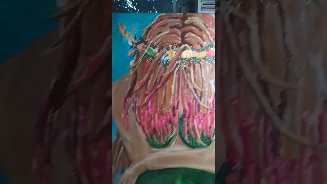 Painted Resting Mermaid #aquarium #channeling #oracle