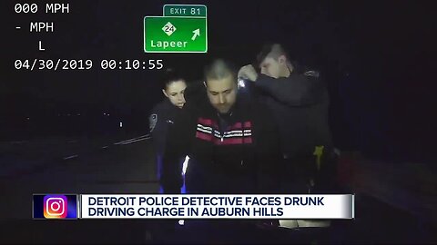 Detroit police detective still on the job after being arrested for drunk driving in Auburn Hills