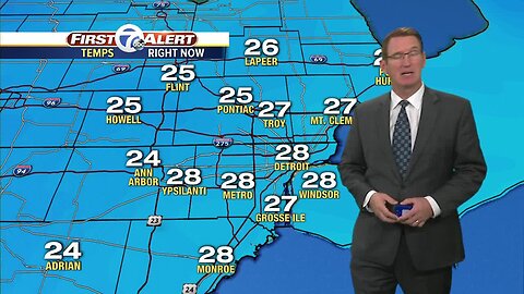 Evening snow showers