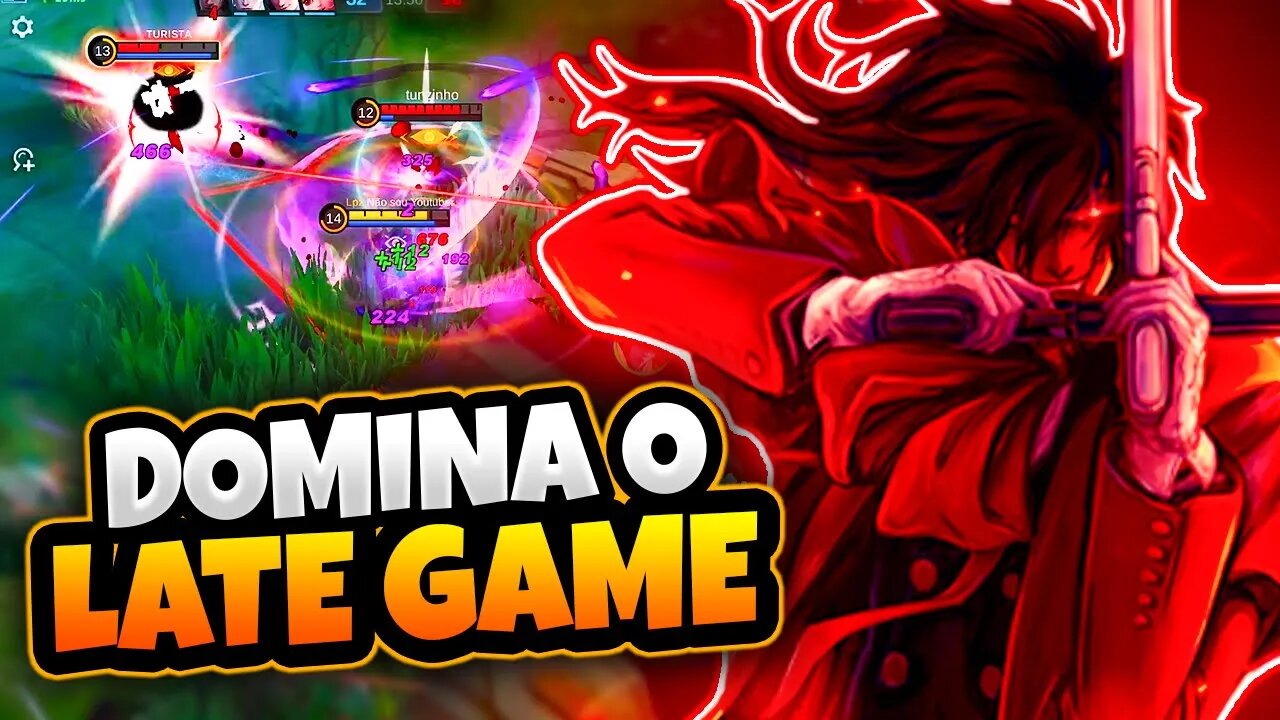 ELE É O REI DO LATE GAME! QUANTO MAIS TEMPO PASSA MAIS DANO ELE TEM | MOBILE LEGENDS