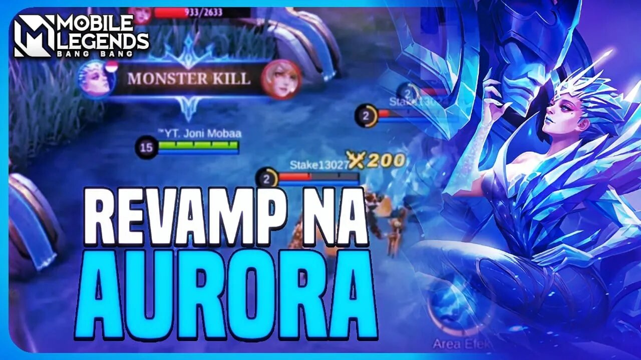 NOVO REVAMP DA AURORA, SKINS E MAIS | REACT | MLBB