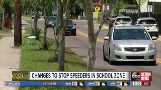 Tampa elementary school has wrong times on school zone signs