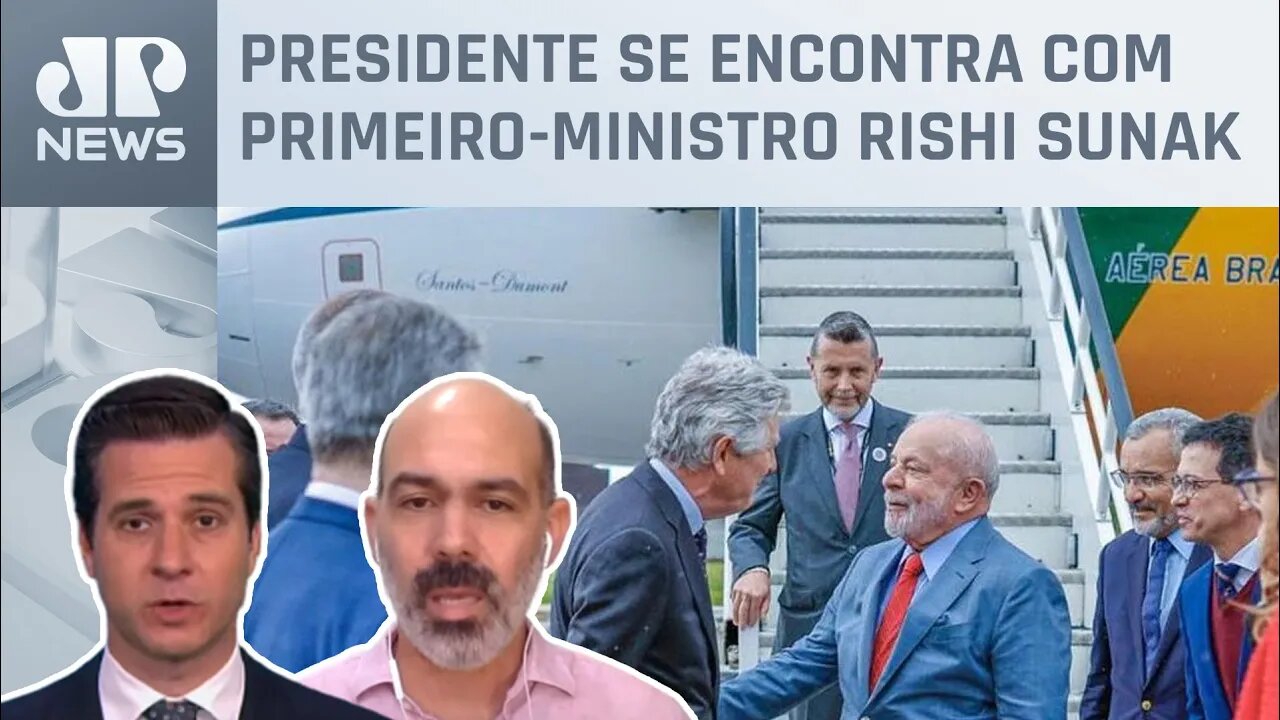 Lula chega em Londres para participar da coroação do rei Charles III; Beraldo e Schelp analisam