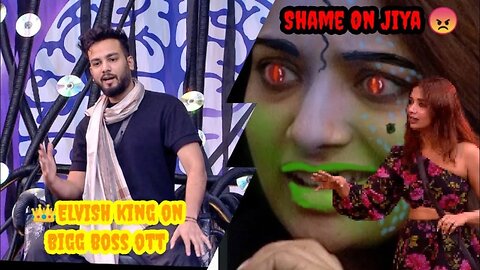 Elvish is the real king👑Shame of you jiya naagin 🐍 Aap hi batao jiya ne sahi kiya🤬 #elvishyadav