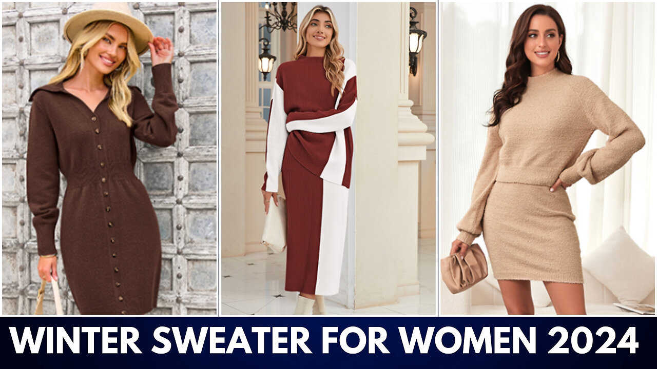 Amazon Winter Sweater for Women 2024 | Sweater Dress for Winter