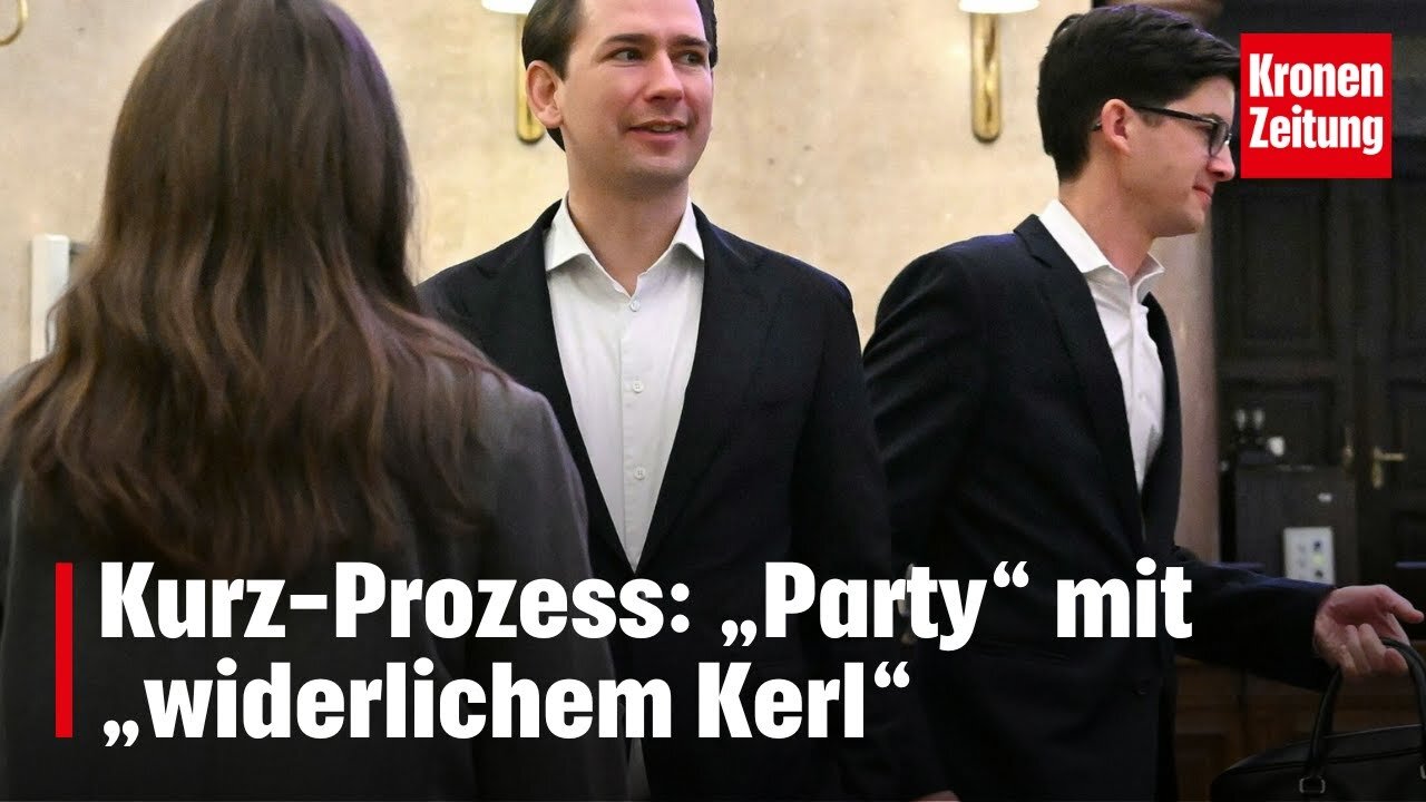 Kurz-Prozess: „Party“ mit „widerlichem Kerl“@krone.tv🙈🐑🐑🐑 COV ID1984