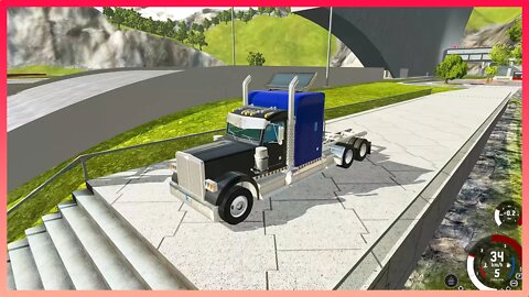 TruckFails | Trucks vs Dangerous Stairs #117 | BeamNG.Drive |TrucksFails