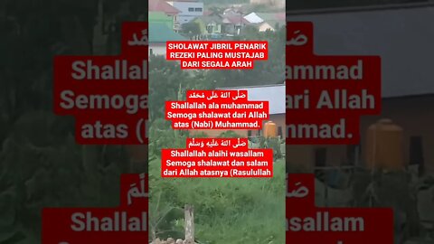 sholawat Jibril penarik rezeki paling mustajab dari segala arah #shorts #sholawatjibril #dakwah