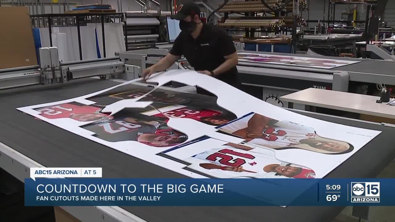 Tempe company makes 30,000 cutouts for Super Bowl