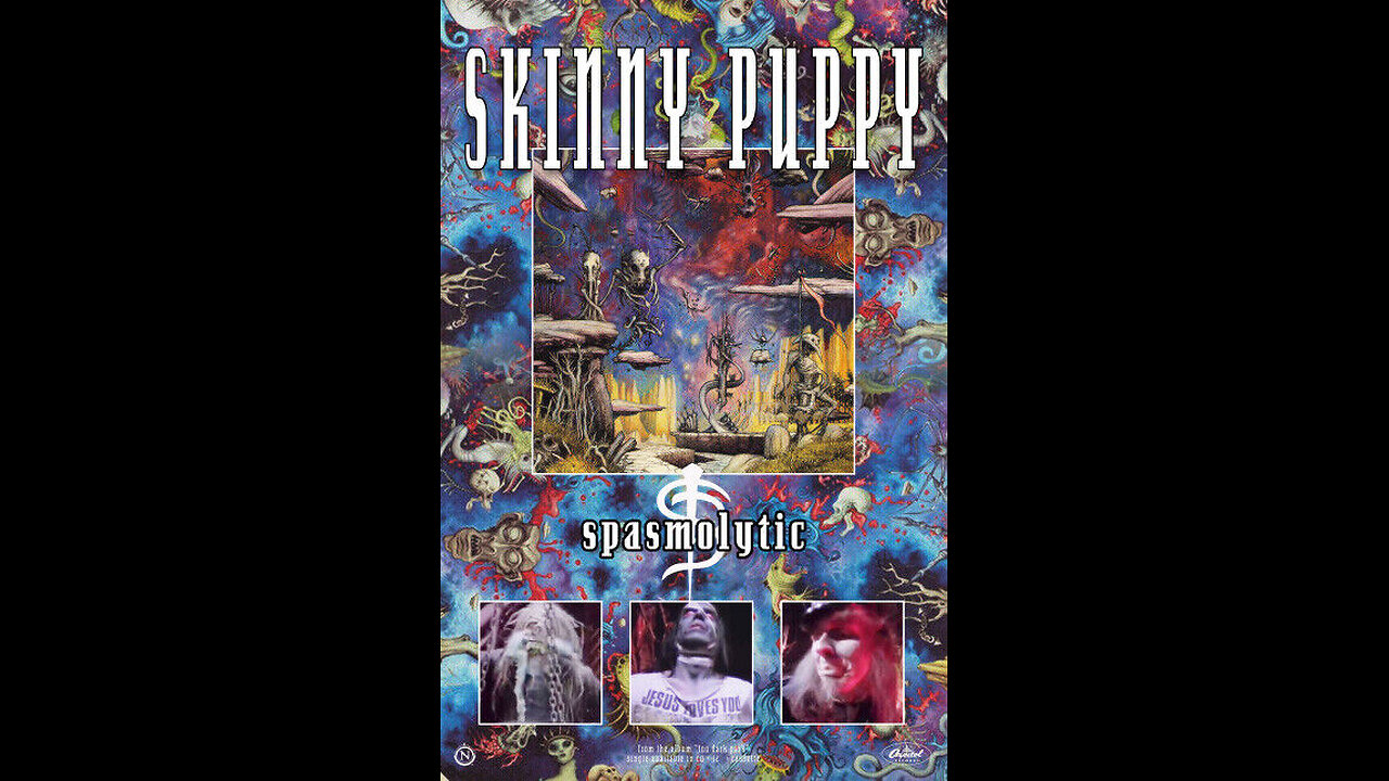 SKINNY PUPPY 'Spasmolytic' (Remix) Music Video [HQ Audio]