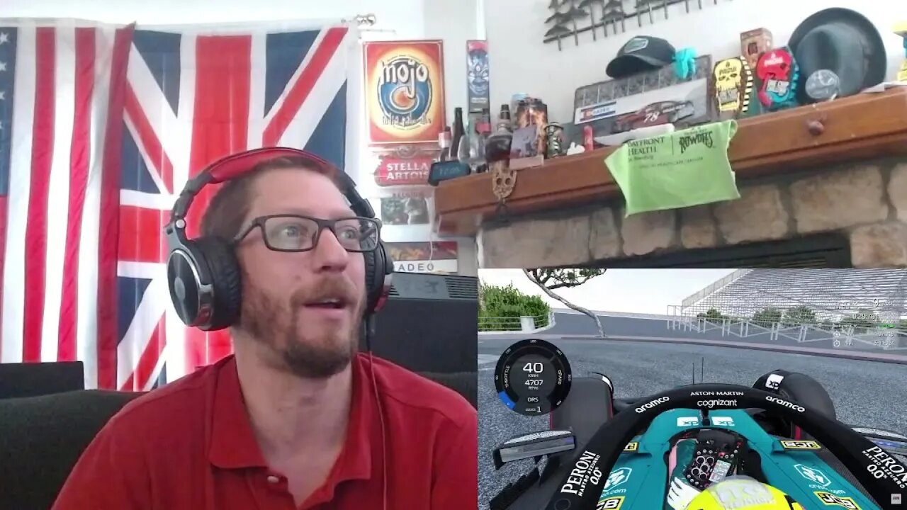 NASCAR Fan Reacts to How would the Monaco 1930's layout be with an F1 2023 car