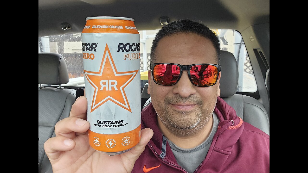 Rockstar Pure Zero Mandarin Orange Energy Drink Review