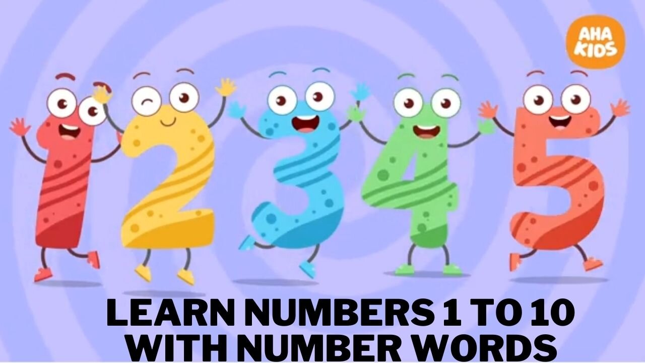 COUNTING NUMBERS 1-10 with WORDS