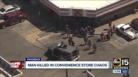Man killed inside Circle K in Phoenix, suspect taken into custody