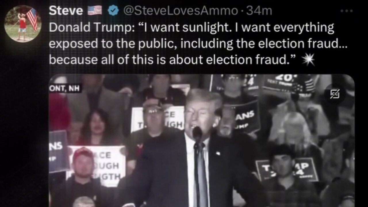 Donald Trump "I Want Sunlight"