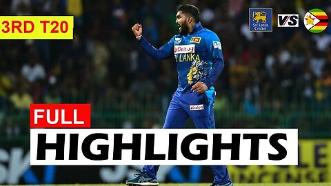 sl vs zim 3rd t20 highlights