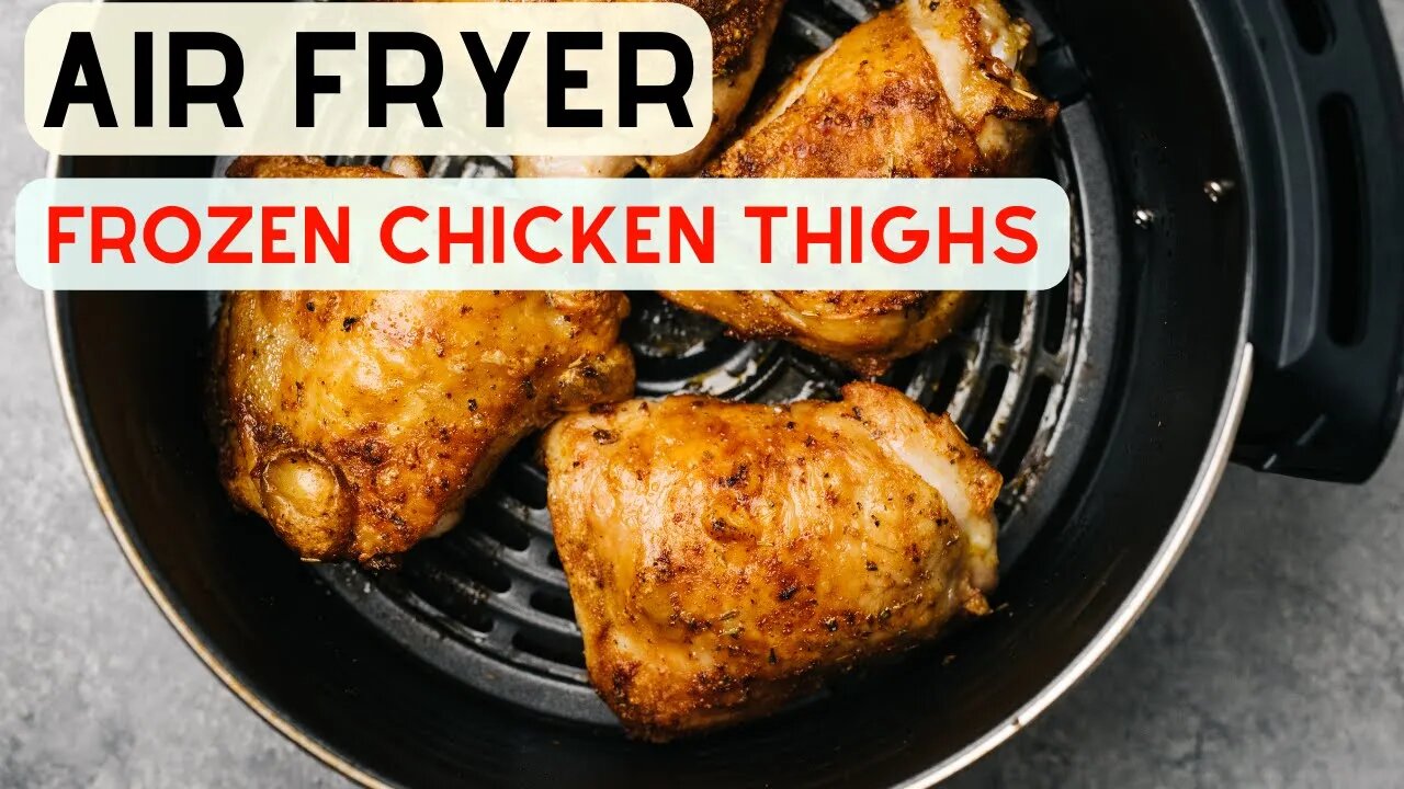 This Frozen Chicken Air Fryer Recipe is SO GOOD!