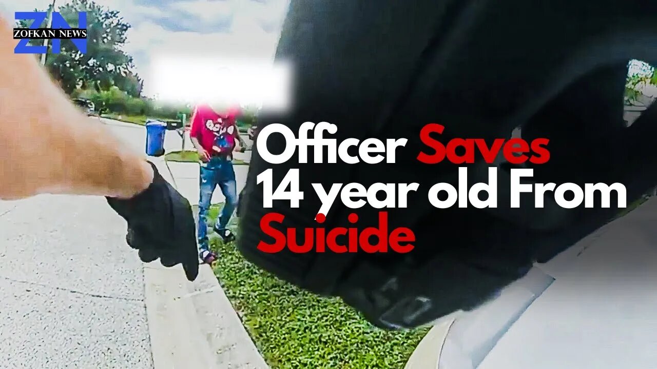 Florida Cop Saves 14 - year - Old From Shooting Himself