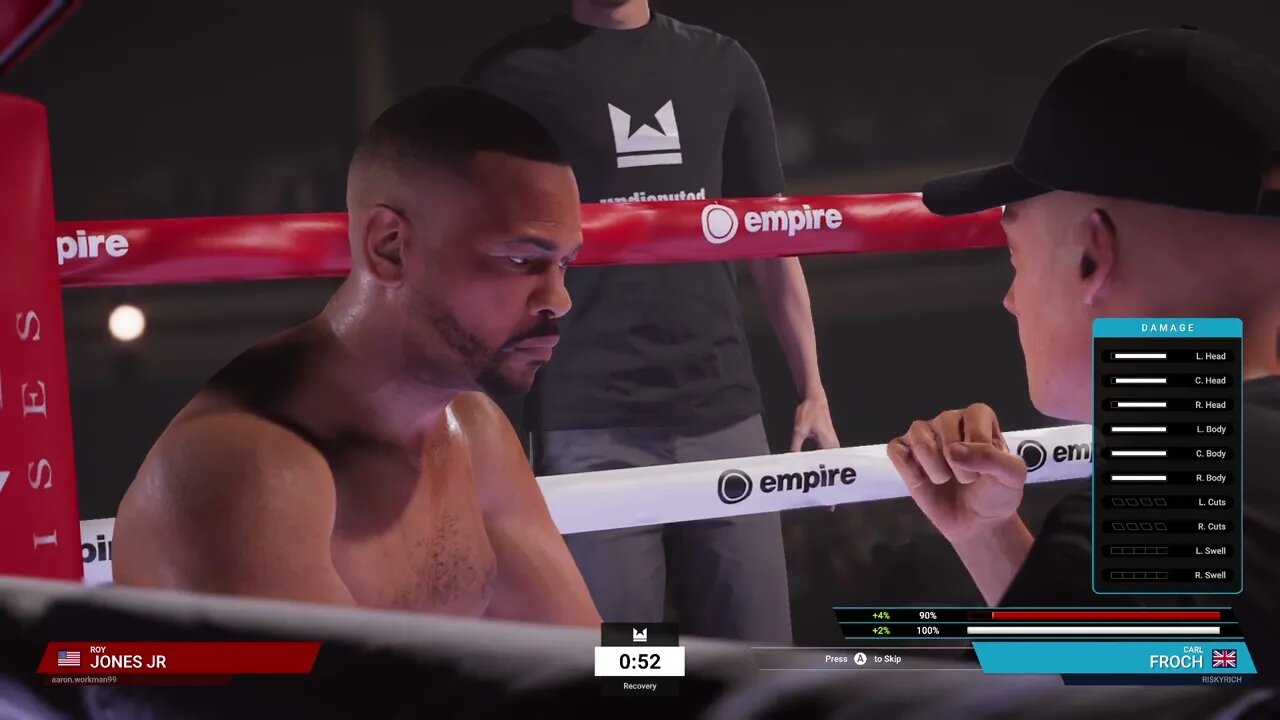 Undisputed Online Gameplay Roy Jones vs Carl Froch 3