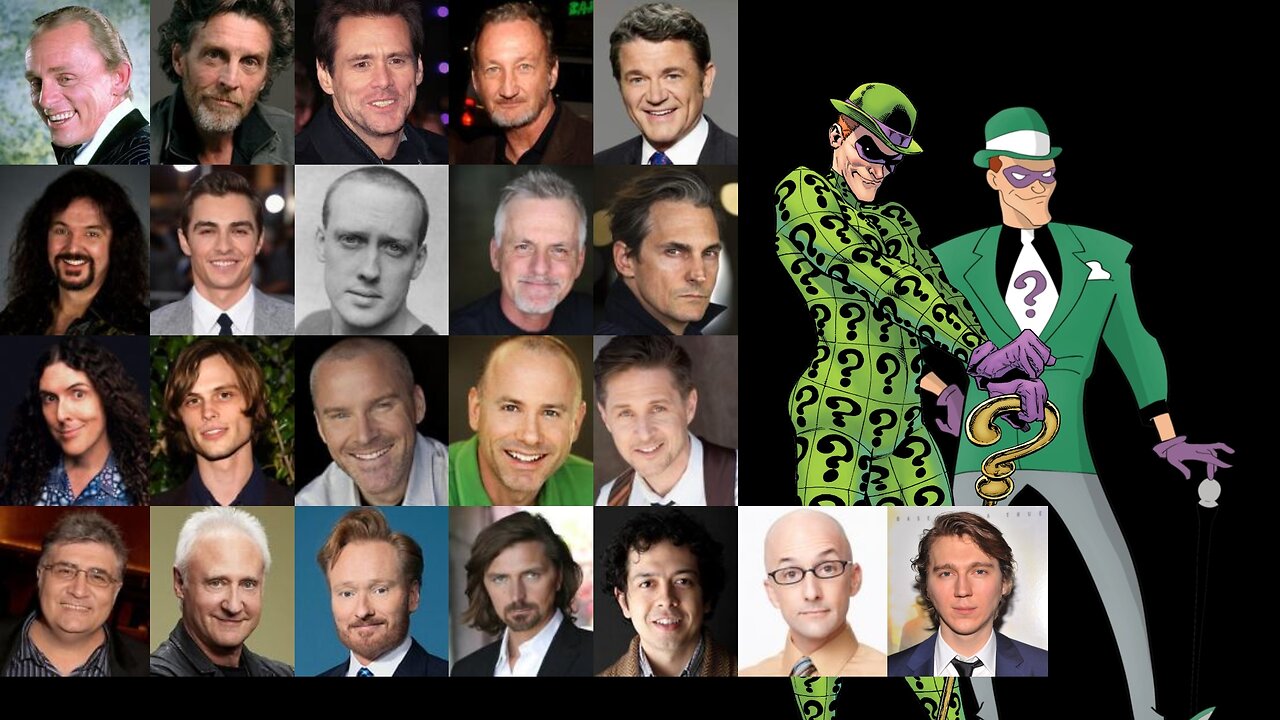 Animated Voice Comparison- The Riddler (Batman)