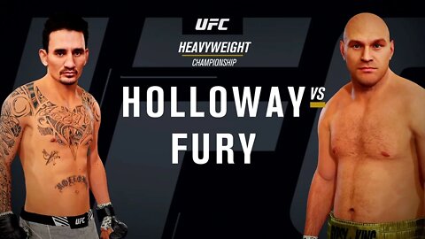 EA Sports UFC 4 Gameplay Tyson Fury vs Max Holloway