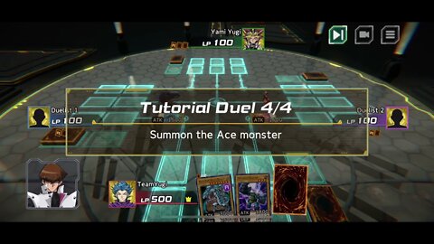 Yu-Gi-Oh! Cross Duel - How To Summon Your Ace Monster? (Battle Tutorial 4)