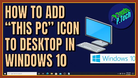 How To Add "This PC" Icon To Desktop In Windows 10