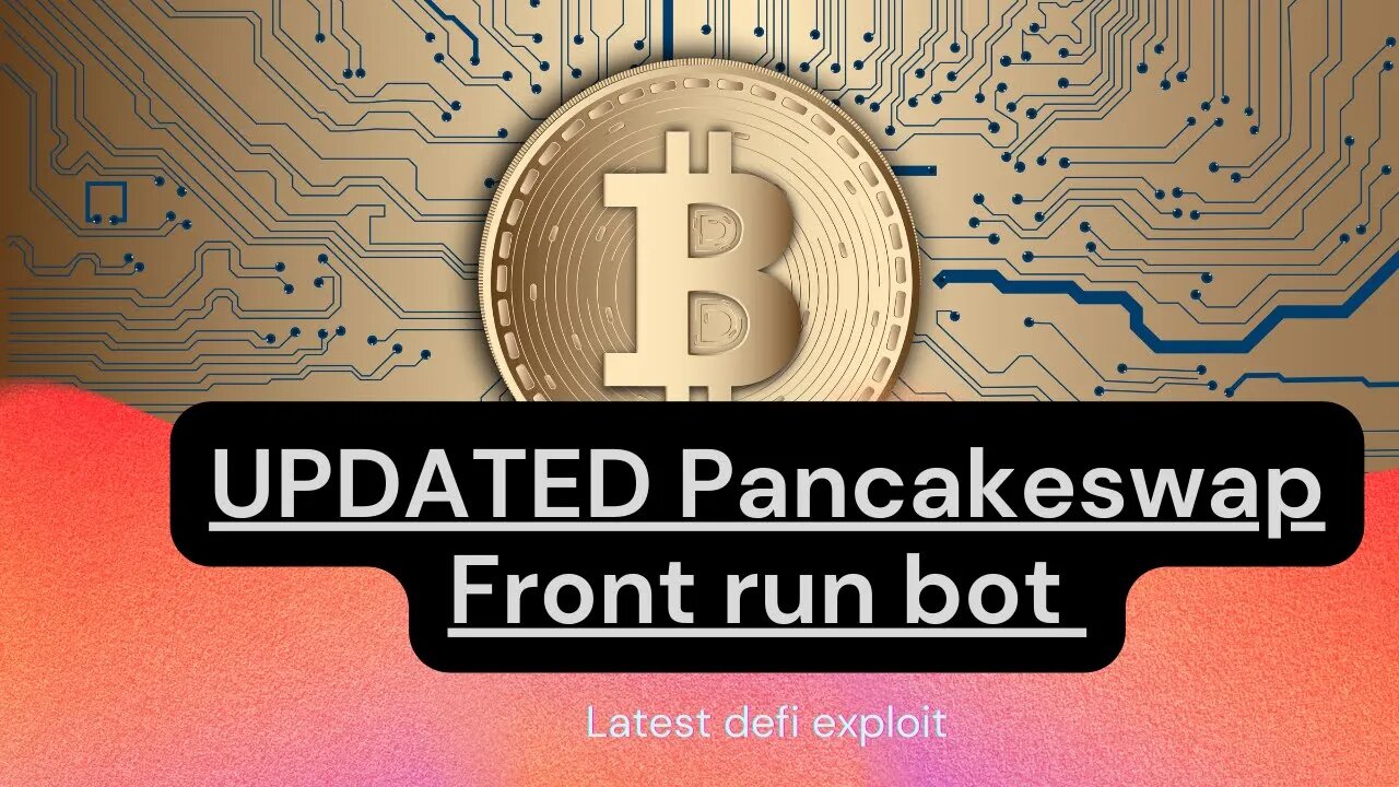 UPDATED PancakeSwap Front Running Contract Bot 👉 Make 100x Daily Without Risks 😱 100% Working