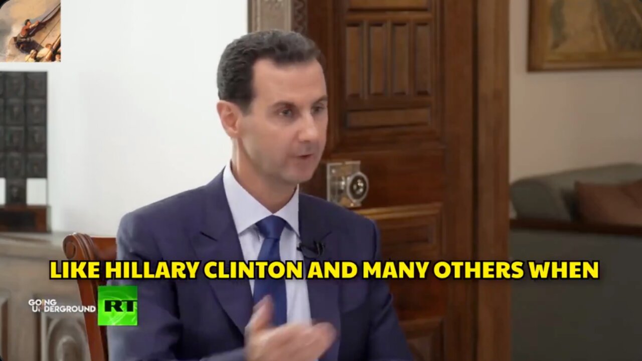 Bashar al-Assad Called Out The Deep State Agenda In 2019