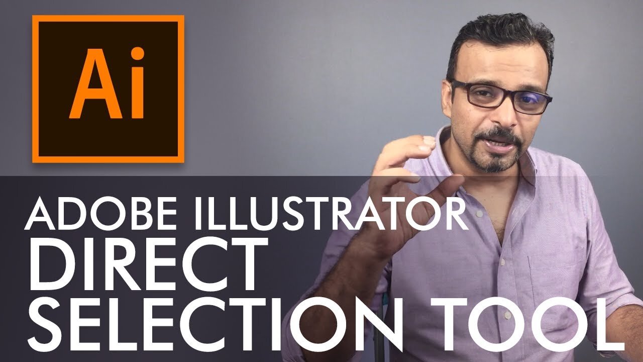 Adobe Illustrator Training - Class 2 - Direct Selection Tool Urdu / Hindi [Eng Sub]