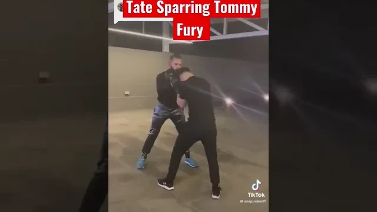 Andrew Tate DROPS Sparring Partner Tommy Fury #andrewtate #ufc #boxing